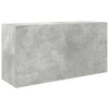 Kylpyhuoneen seinäkaappi betoninharmaa 80x25x40 cm tekninen puu