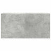 Kylpyhuoneen seinäkaappi betoninharmaa 80x25x40 cm tekninen puu