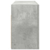 Kylpyhuoneen seinäkaappi betoninharmaa 80x25x40 cm tekninen puu