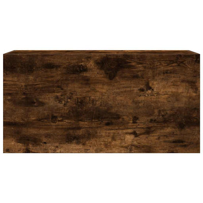 Kylpyhuoneen seinäkaappi savutammi 80x25x40 cm tekninen puu