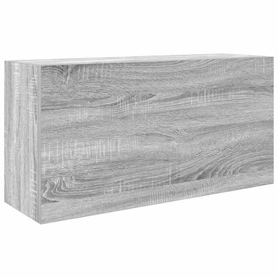 Kylpyhuoneen seinäkaappi harmaa Sonoma 80x25x40 cm tekninen puu