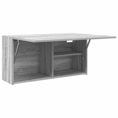 Kylpyhuoneen seinäkaappi harmaa Sonoma 80x25x40 cm tekninen puu