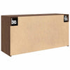 Kylpyhuoneen seinäkaappi ruskea tammi 80x25x40 cm tekninen puu