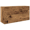 Kylpyhuoneen seinäkaappi vanha puu 80x25x40 cm tekninen puu