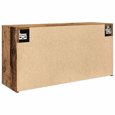 Kylpyhuoneen seinäkaappi vanha puu 80x25x40 cm tekninen puu