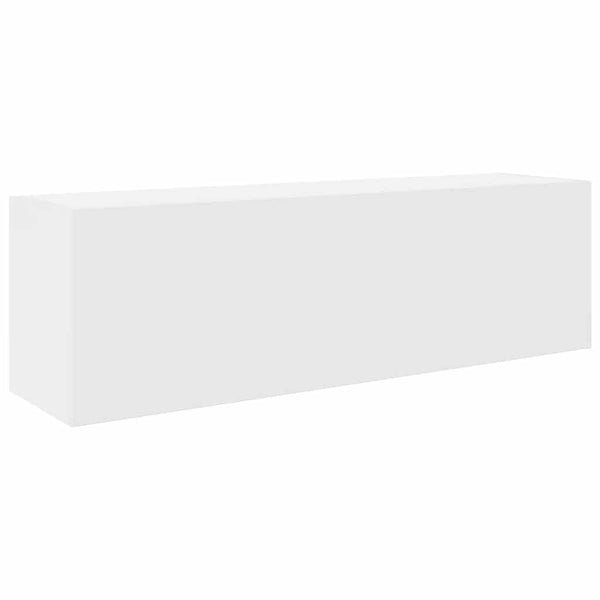 Kylpyhuoneen seinäkaappi valkoinen 100x25x30 cm suunniteltu puu