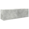 Kylpyhuoneen seinäkaappi betoninharmaa 100x25x30cm tekninen puu