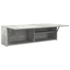 Kylpyhuoneen seinäkaappi betoninharmaa 100x25x30cm tekninen puu