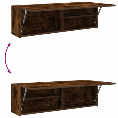 Savutammi kylpyhuoneen seinäkaappi Vasalina 100x25x30cm (puinen)