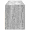 Kylpyhuoneen seinäkaappi harmaa Sonoma 100x25x30cm tekninen puu