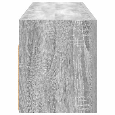 Kylpyhuoneen seinäkaappi harmaa Sonoma 100x25x30cm tekninen puu
