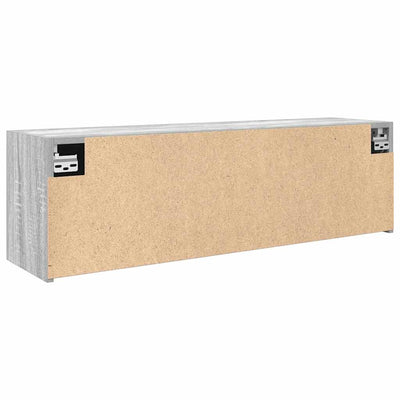 Kylpyhuoneen seinäkaappi harmaa Sonoma 100x25x30cm tekninen puu