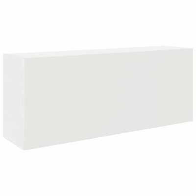 Valkoinen kylpyhuoneen seinäkaappi Vasalina 100x25x40cm (puinen)