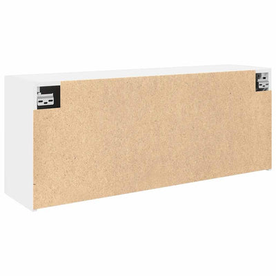 Valkoinen kylpyhuoneen seinäkaappi Vasalina 100x25x40cm (puinen)