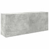 Kylpyhuoneen seinäkaappi betoninharmaa 100x25x40cm tekninen puu