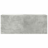 Kylpyhuoneen seinäkaappi betoninharmaa 100x25x40cm tekninen puu