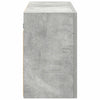 Kylpyhuoneen seinäkaappi betoninharmaa 100x25x40cm tekninen puu