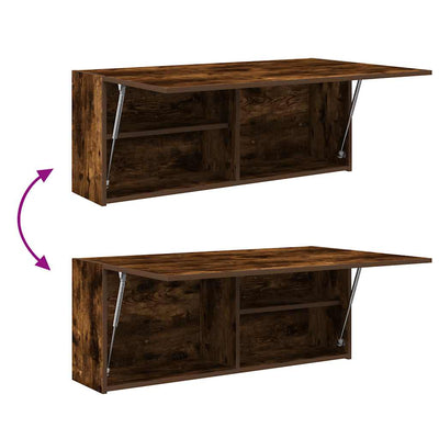 Savutammi kylpyhuoneen seinäkaappi Vasalina 100x25x40cm (puinen)