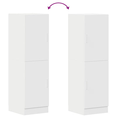 Valkoinen keittiökaappi Frosica 38x41,5x131,5cm (puinen)