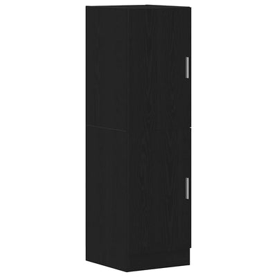 Musta keittiökaappi Frosica 38x41,5x131,5cm (puinen)