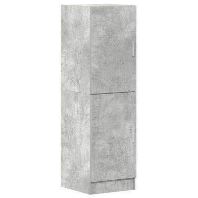 Keittiökaappi betoninharmaa 38x41,5x131,5 cm tekninen puu