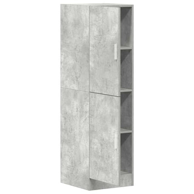 Keittiökaappi betoninharmaa 38x41,5x131,5 cm tekninen puu
