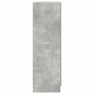 Keittiökaappi betoninharmaa 38x41,5x131,5 cm tekninen puu