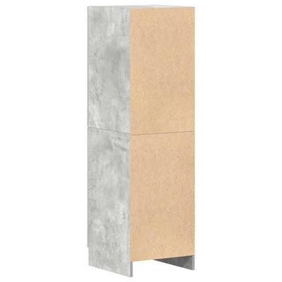 Keittiökaappi betoninharmaa 38x41,5x131,5 cm tekninen puu