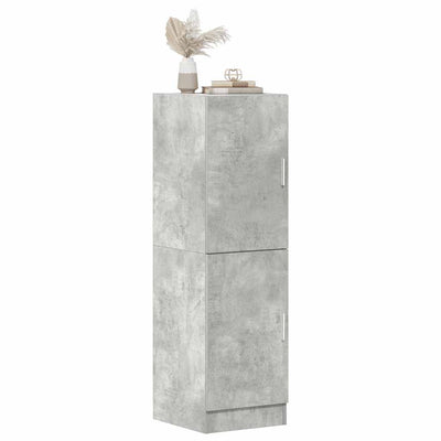 Keittiökaappi betoninharmaa 38x41,5x131,5 cm tekninen puu