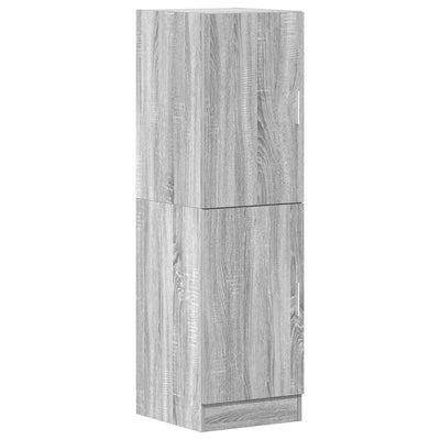 Keittiön kaappi harmaa Sonoma 38x41,5x131,5 cm tekninen puu