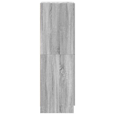 Harmaa keittiön kaappi Frosica 38x41,5x131,5cm (puinen)