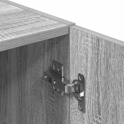 Harmaa keittiön kaappi Frosica 38x41,5x131,5cm (puinen)