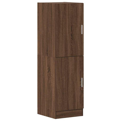Keittiön kaappi ruskea tammi 38x41,5x131,5 cm tekninen puu