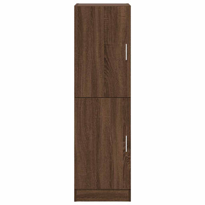 Keittiön kaappi ruskea tammi 38x41,5x131,5 cm tekninen puu