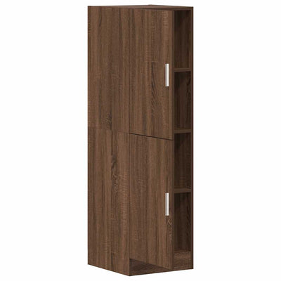 Keittiön kaappi ruskea tammi 38x41,5x131,5 cm tekninen puu