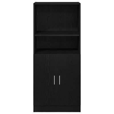 Musta keittiökaappi Janu 57x41,5x131,5cm (puinen)