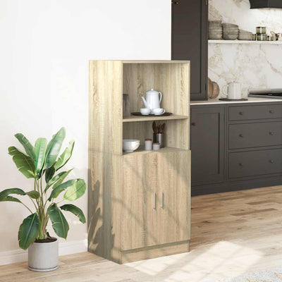 keittiökaappi Sonoma tammi 57x41,5x131,5 cm tekninen puu