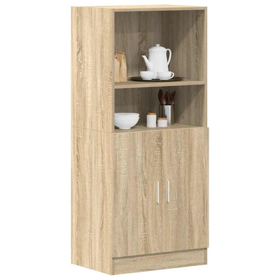 keittiökaappi Sonoma tammi 57x41,5x131,5 cm tekninen puu
