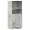 Keittiökaappi betoninharmaa 57x41,5x131,5 cm tekninen puu