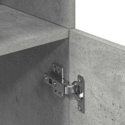 Betoninharmaa keittiökaappi Janu 57x41,5x131,5cm (puinen)