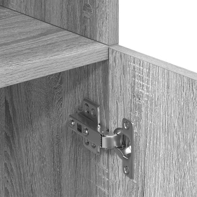 Harmaa keittiön kaappi Janu 57x41,5x131,5cm (puinen)