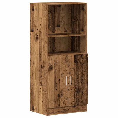 keittiökaappi vanha puu 57x41,5x131,5 cm tekninen puu