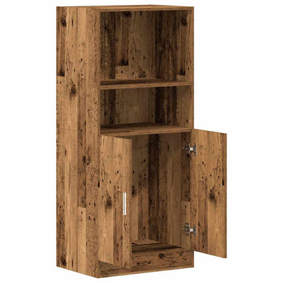 keittiökaappi vanha puu 57x41,5x131,5 cm tekninen puu