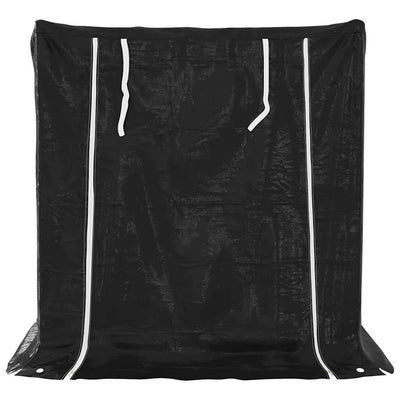 Polttopuuteline sadesuojalla Liginiu 101x61x110,5cm (galvanoitu teräs)