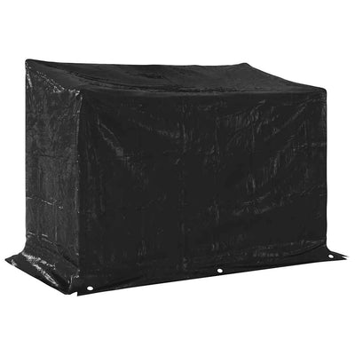 Galvanoitu polttopuuteline sadesuojalla Liginiu 151x80,5x110,5cm (teräs)