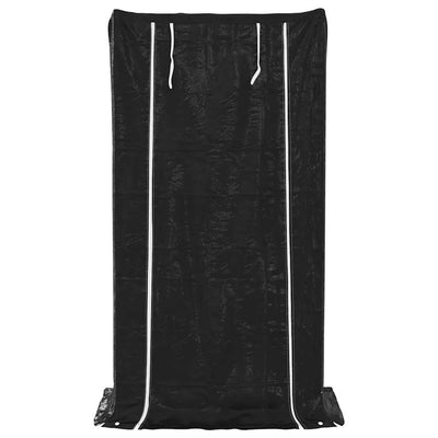 Galvanoitu polttopuuteline sadesuojalla Liginiu 100x60x200cm (teräs)