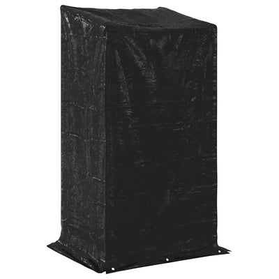 Galvanoitu polttopuuteline sadesuojalla Liginiu 100x80x200cm (teräs)