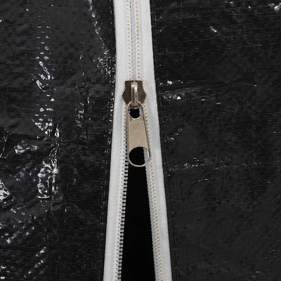 Galvanoitu polttopuuteline sadesuojalla Liginiu 150x40x200cm (teräs)