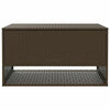 tyynyrasia ulkokäyttöön ruskea 100x55x55,5 cm polyrottinki