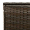 tyynyrasia ulkokäyttöön ruskea 100x55x55,5 cm polyrottinki